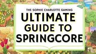 THE ULTIMATE GUIDE TO SPRINGCORE🌻🌺 how to make a Springcore island acnh / Island themes ACNH