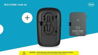 Accu Chek Guide Me blood sugar meter   Battery replacement