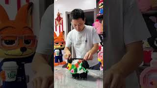 #积木#热门#熊猫 谁能想到他会这么好看