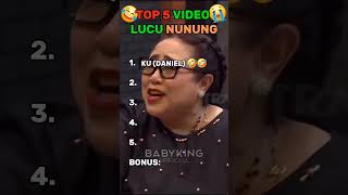 TOP 5 VIDEO LUCU NUNUNG #lucu #nunungsrimulat #nunung #btstrans7 #laporpak #komedi #beranda