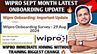WIPRO ONBOARDING BIGGEST CHANGE | ORIENTATION SESSION | PRE-SKILLING TRAINING | SURVEY MAIL, OFFER