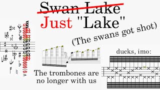 Swan Lake except it's hunting season.