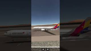Asiana Airline A330-300 landing