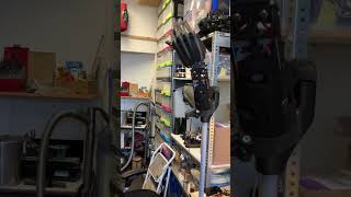 #Robot #hand and #arm tuned up and ready for #Automatica