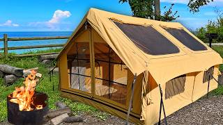UNBOXING the HUGE Luxury Panda Air Large Inflatable Cabin Tent from RBM OUTDOORS