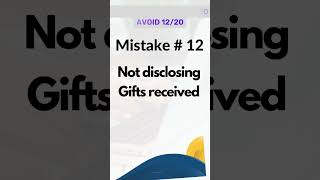 Income tax mistake | 12/20 Not disclosing Gifts received #taxfiling #taxtips #taxconsultant
