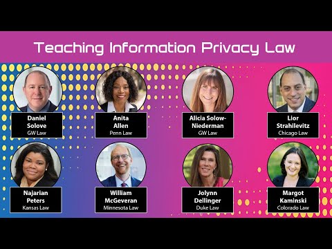 Webinar Teaching Information Privacy Law
