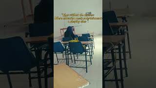 CLASS WITHOUT TEACHER 😜 #TeacherAbsent #EmptyClassroom #NoTeacherDay #ClassroomMoments #ytshort #yt