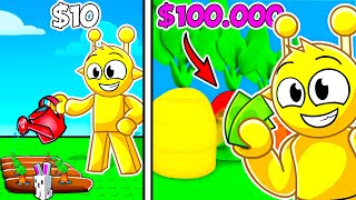我花了超多R幣！從菜鳥農夫到種植大師的成長之路！【Roblox 機械方塊】
