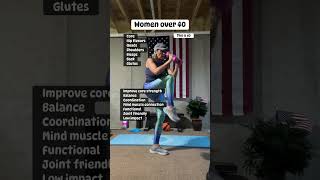 Standing Core Crunch #womenover40 Functional Low Impact Workout #healthyaging #schofit #fitwomen