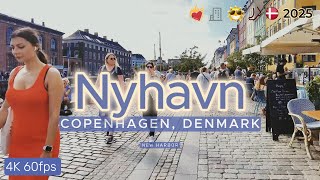 ⚓😎Nyhavn | Inderhavnsbroen | Copenhagen, Denmark | Busy Saturday | City Tour | 4K | Winter | 2023