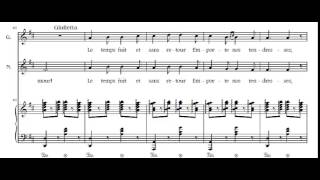 Belle nuit ô nuit d'amour (Les Contes D'Hoffman - Offenbach) Score Animation