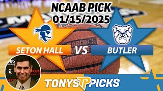 Seton Hall vs Butler Pick 1/15/25 NCAAB Pick Prediction