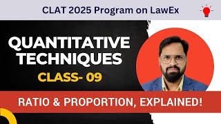 CLAT Maths Preparation | Class 9 | Quantitative Techniques for CLAT 2025 #clat2025preparation #clat