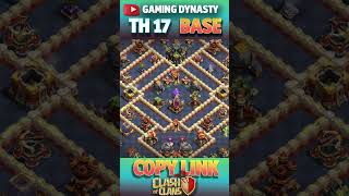 Th17 Bases🔥TOP 10 BEST TH17 WAR BASE | New TH17 WAR BASE 2024  P- 5 #shortsfeed #shorts #short #coc