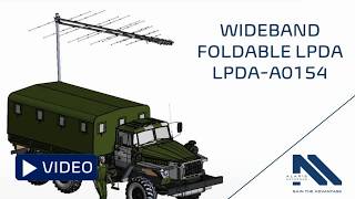 Wideband Foldable LPDA Antenna (LPDA-A0154)