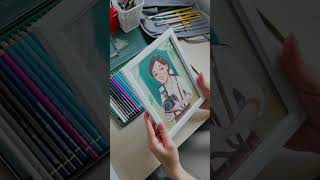 From Sketch to Frame – Ready to Gift! #FramingArt #DrawingToGift #BirthdayPresent #ArtTransformation