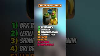 Guess brainrot animal by emoji #quizgames #minecraft #quizapp #brainrot #brainrotanimals #brainrots