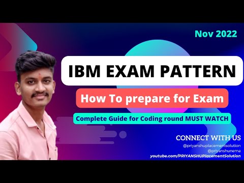 IBM Exam Guide | IBM Exam Pattern 2023 | IBM Syllabus 2022 | IBM Exam Preparation strategy | Coding
