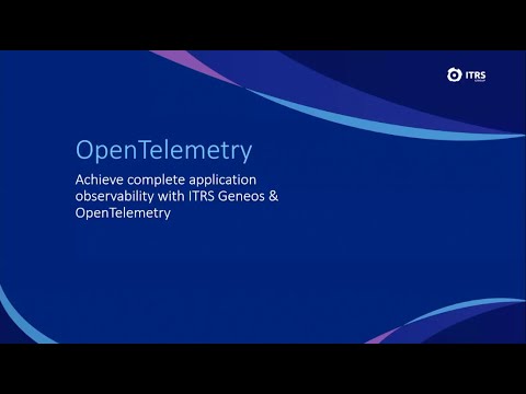 ITRS Geneos OpenTelemetry Demo