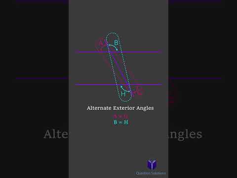 All about angles | alternate interior, corresponding, consecutive, etc | #angles, #geometry