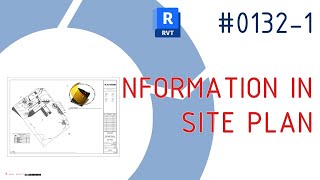 0132-1 #RevitTraining #Revit Information in #SitePlan #BIMTraining