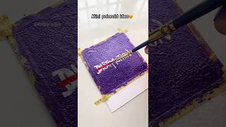 wait for it😍💜 #artshorts #shortviral  #acrylicpainting #canvaspainting #diy #easyart #monica