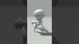 Struggling rigging my character 😅 #gamedev #3DModeling #devlog #gameart #mixamo #rigging