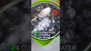 Best way to wash fruit and produce 🍓🫐