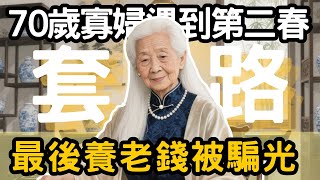 70歲寡婦哭訴：以為遇到了「第二春」，最後養老錢被騙光，這 3 個套路要記住！那個記得我不吃蔥姜的男人，竟是騙子！【老佛爺說】#晚年生活 #情感詐騙 #老年人防騙 #第二春