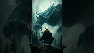 The Epic Clash of Odin and Fenrir