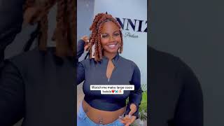 Large Coco Twist tutorial💖🔥🔥...... #hairinspo #hairstyles #kinky #haircare #braidhairstyles