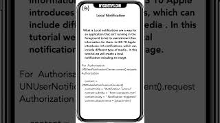 Local Notification
