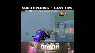 SQUAD OPENING EASY ❓| BGMI NEW SHORT VIDEO #shorts #bgmi #bgmitips