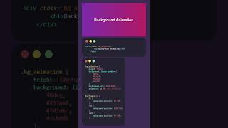 #SHORTS Background Animation CSS