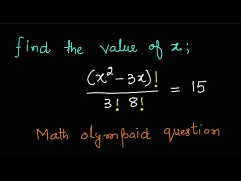 Factorial and quadratic problem combined |Math Olympaid Question