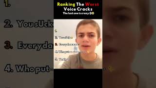 Ranking The Worst Voice Cracks 💀😂