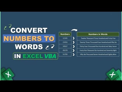 How to convert numbers to words in Excel VBA