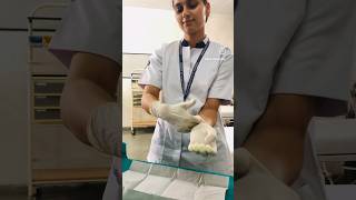 Sterile Gloving Nursing Technique | Donning Sterile gloves#nursing #gnm