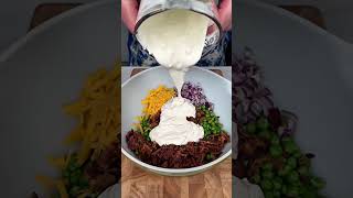 Good Old Fashioned Bacon Pea Salad #TikTokMadeMeTryIt #MustTry #CookingHack #SummerRecipe