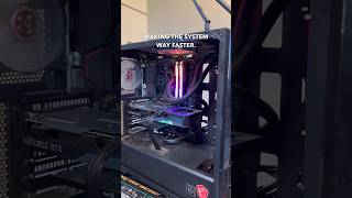 HUGE PC Building Mistake! (Super Slow) #shorts #pc #pcgaming #gamingpc #pcrepair #computerrepair