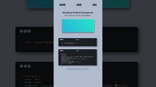 Create a Stunning Morphing Gradient Background with CSS (Easy Tutorial) #coding #css #shorts