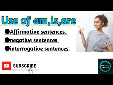 Use of Am,is,are || Basic English.