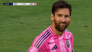 Messi vs Cincinnati | Frustrated but Still Fighting 💪🐐 | 16/07/2025