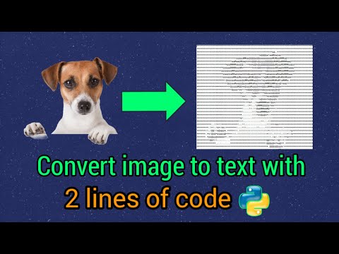 Convert image to text using python