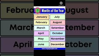 month name #shorts