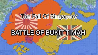 THE BATTLE OF BUKIT TIMAH, SINGAPORE.
