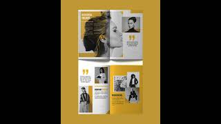 Portfolio Magazine Layout | Template Design #magazinedesign