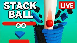 Stack Ball | Live 🔴 Let's Playyyyy  🎯🎮 #StackBall  #live
