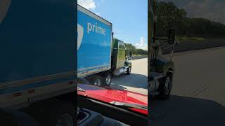 #dieseltruck#bigrig#kenworth#t600#dryvan#amazon#prime#ownerop#highway#shorts